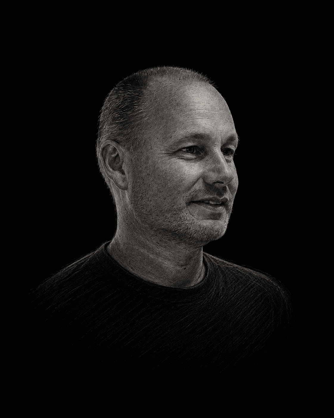 Porträtt av grundaren Johan Svensson